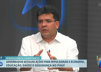 Em entrevista à TV Antena 10, governador Rafael Fonteles destaca avanços em saúde, segurança, desenvolvimento e mais; assista!