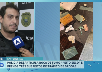 Polícia Civil detalha operação que desarticulou boca de fumo e prendeu três suspeitos de tráfico na zona Sudeste de Teresina