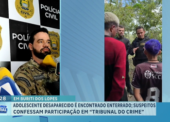 Tribunal do Crime, corpo enterrado e dívida relacionada ao tráfico: veja novos detalhes sobre assassinato de adolescente no Piauí; VÍDEO!