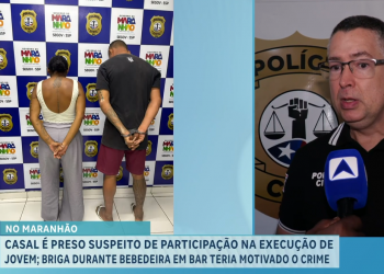 Casal suspeito de participar de homicídio no interior do Maranhão é preso em Timon e Teresina; briga em bar teria motivado crime