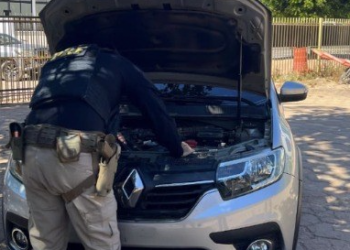 Homem é preso no Piauí após ser flagrado com carro roubado na Bahia; apresentou documento falso