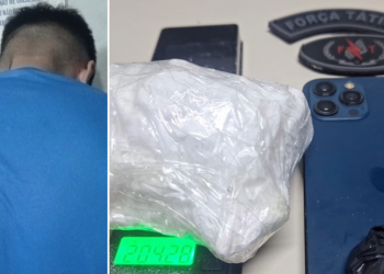 Homem é preso suspeito de tráfico de drogas durante patrulhamento da polícia na zona Sudeste de Teresina