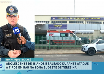 Adolescente de 15 anos é baleado durante ataque a tiros em bar na zona Sudeste de Teresina