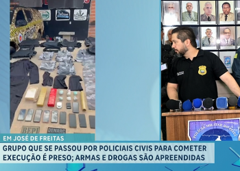 Polícia investiga como fardamento militar foi parar com grupo suspeito de executar homem com cerca de 20 tiros em José de Freitas, Piauí