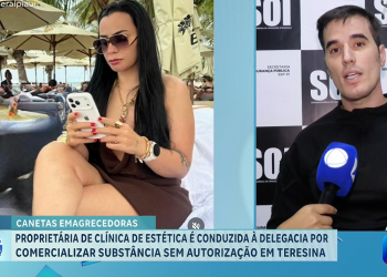 Dona de clínica de estética conduzida por venda de canetas emagrecedoras em Teresina pode pegar de 10 a 15 anos de prisão, afirma delegado