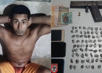 Suspeito de tráfico conhecido como 'Aladim' é preso com arma e drogas na zona Norte de Teresina