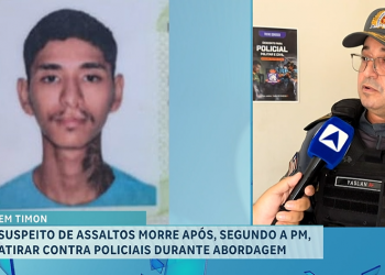 PM dá detalhes sobre morte suspeito de assaltos durante troca de tiros com policiais em Timon