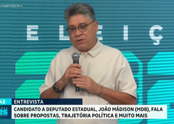 À TV Antena 10, João Mádison apresenta propostas para o cargo de deputado estadual; conheça!
