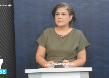 No debate da TV Antena 10, Lúcia Santos (PSDB) diz que saúde será prioridade em eventual governo