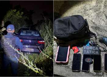 Criminosos fazem motorista refém, roubam carro e realizam assaltos em Teresina; veículo e outros pertences foram recuperados