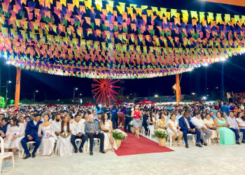 Em Teresina, Casamento Comunitário do Tribunal de Justiça une 125 casais durante celebração em evento