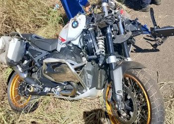 Policial civil fica ferido após acidente de moto no interior do Piauí