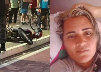 Mulher morre após sofrer mal súbito e cair enquanto pilotava motocicleta no litoral do Piauí