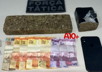 Dupla suspeita de tráfico de drogas é presa após colidir com viatura da PM e tentar fugir por matagal no Piauí