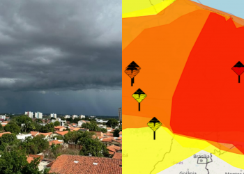 Piauí segue sob alerta vermelho de chuvas volumosas com risco de alagamentos e deslizamentos, diz INMET