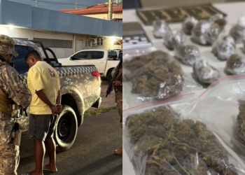 Polícia Militar desarticula boca de fumo e prende suspeito em Picos, Piauí