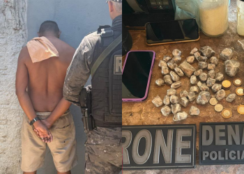 Homem é preso com 47 invólucros de maconha e dinheiro na zona Norte de Teresina