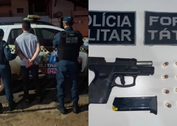 Homem é preso após exibir arma de fogo em evento e mentir ser policial no interior do Piauí