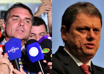 Aliados veem Flávio Bolsonaro enfraquecido e Tarcísio como favorito para liderar a direita