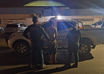 Suspeito de ameaçar e danificar a casa da própria mãe é preso pela PM no interior do Piauí