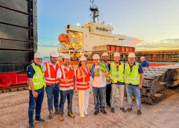 Porto Piauí faz primeira atracação de navio de carga no Terminal de Uso Privado