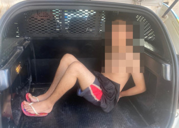 Adolescente é apreendido em Teresina suspeito de tentativa de homicídio; vítima possui mandado de prisão em aberto
