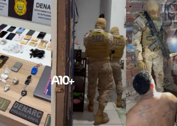 DENARC cumpre 20 mandados contra suspeitos de vários crimes em Teresina; drogas, armas e dinheiro apreendidos