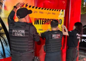 Após sucessivas denúncias, estabelecimento na zona Sul de Teresina é interditado pelas forças de segurança