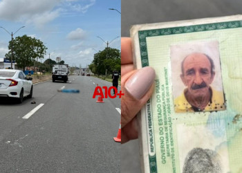 Idoso morre após ser atropelado por carro na BR-316 na zona Sul de Teresina; vítima tentava atravessar a pista