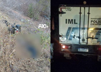 Homem morre após perder controle de motocicleta e cair em barranco em Nazária, Piauí