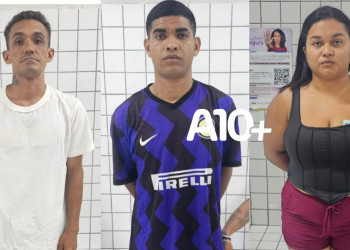 Trio é preso por suspeita de tráfico de entorpecentes no litoral do Piauí; mulher usava filha de 3 anos para esconder drogas