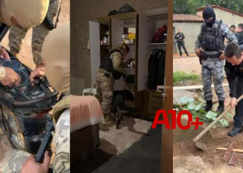 Polícia cumpre mandados e desarticula célula criminosa durante operação em Bertolínia, Piauí