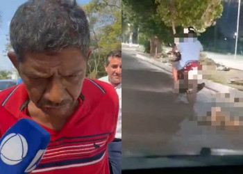 Homem que amarrou e arrastou cachorro em moto é preso em Teresina; é suspeito de tráfico