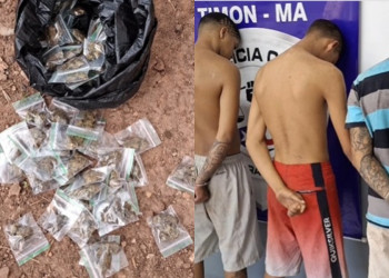Polícia Civil prende trio suspeito de tráfico de drogas e apreende grande quantidade de maconha em Timon