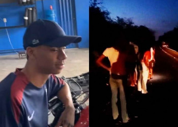 Jovem morre após cair de motocicleta durante 