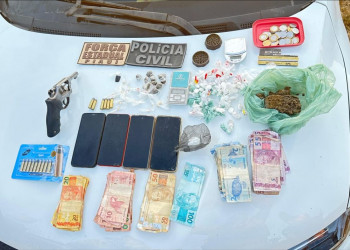 Dois homens são presos pela polícia por tráfico de drogas no interior do Piauí