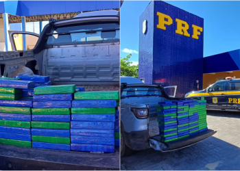 PRF apreende mais de 130 kg de cocaína e prende motorista durante fiscalização no litoral do Piauí
