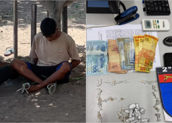 Polícia Militar prende trio suspeito de tráfico de entorpecentes no litoral do Piauí