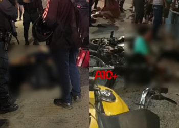 Mulher morre e filha fica ferida após serem atropeladas por moto em faixa de pedestre na zona Norte de Teresina