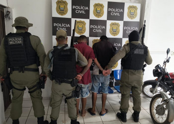 Homem é preso e adolescente apreendido suspeitos de porte ilegal de arma de fogo e receptação no Piauí