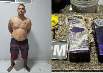 Faccionado do PCC envolvido com tráfico de drogas é preso pela polícia no litoral do Piauí