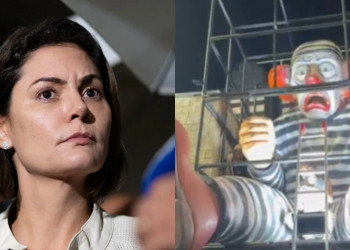 “Quem foi preso por corrupção foi Lula”, diz Michelle Bolsonaro após desfile