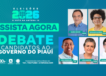 Debate TV Antena 10 com candidatos ao Governo do Piauí; assista aqui!