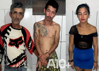Trio é preso por tráfico de drogas no Litoral do Piauí; casa era utilizada como ponto de venda de entorpecentes