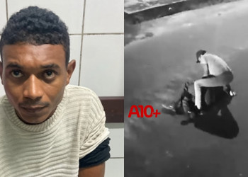 Policial fardado é vítima de assalto, trava luta corporal e tem arma roubada em Timon; criminoso preso