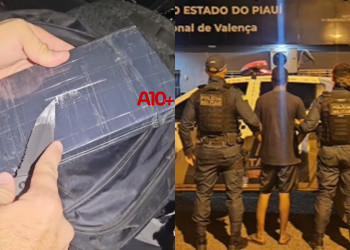 Homem é preso após ser flagrado com cocaína avaliada em R$ 50 mil no interior do Piauí