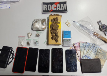 Homem é preso e adolescentes são conduzidas após serem flagrados com maconha na zona Sul de Teresina