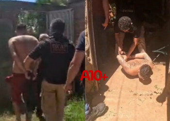 Foragido do Piauí é preso em Timon-MA enquanto participava de videoconferência nacional com membros de facção; tentou quebrar celular