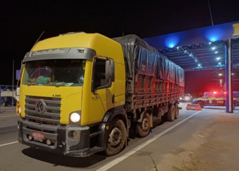 PRF apreende 370 sacas de castanhas de caju sem nota fiscal na BR-316, em Teresina