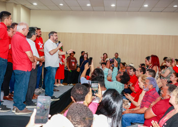Fábio Novo lança candidatura à presidência estadual do PT ao lado de Edinho, que disputa presidência nacional do partido